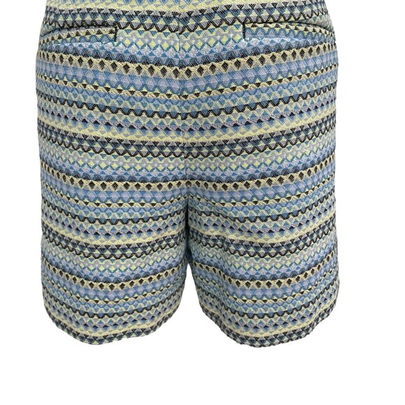 Ann Taylor Loft Woven Patterned Shorts 10 Cotton Blend, Summer Casual Boho Chic - Picture 5 of 11